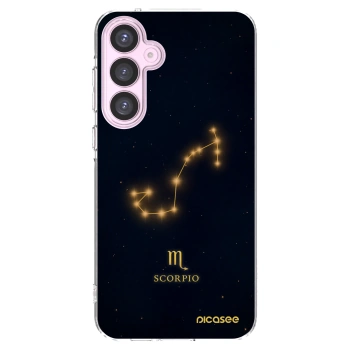 Picasee Samsung Galaxy A55 5G A556B Hülle - Transparentes Silikon - SCORPIO