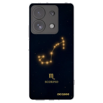 Picasee Xiaomi Redmi Note 13 Pro 4G Hülle - Transparentes Silikon - SCORPIO