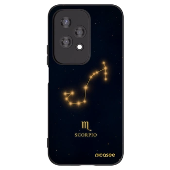 Picasee Honor 200 Lite Hülle - Schwarzes Silikon - SCORPIO