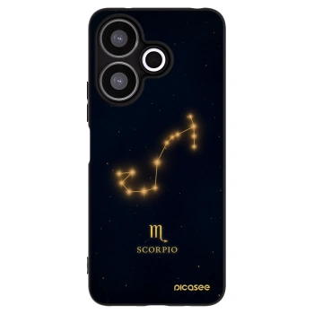 Picasee Xiaomi Redmi 13 4G Hülle - Schwarzes Silikon - SCORPIO