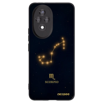 Picasee Honor 200 Pro 5G Hülle - Schwarzes Silikon - SCORPIO