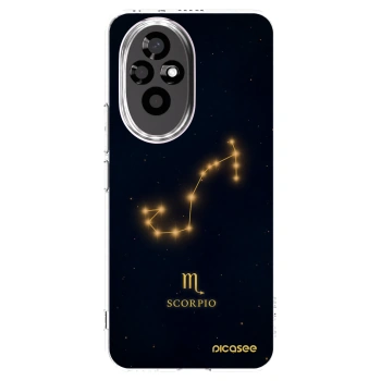 Picasee Honor 200 Pro 5G Hülle - Transparentes Silikon - SCORPIO