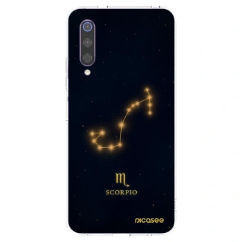 Picasee Xiaomi Mi 9 Hülle - Transparentes Silikon - SCORPIO