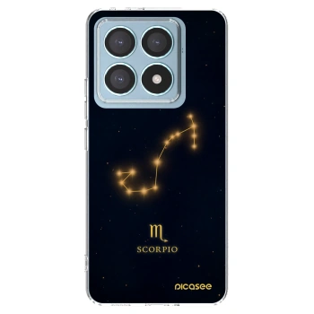 Picasee Xiaomi 14T Pro Hülle - Transparentes Silikon - SCORPIO