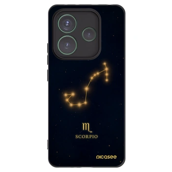 Picasee Xiaomi Redmi Note 14 5G Hülle - Schwarzes Silikon - SCORPIO