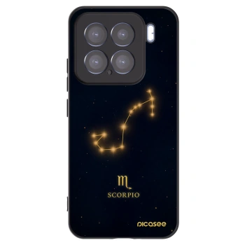 Picasee Xiaomi 15 Hülle - Schwarzes Silikon - SCORPIO