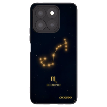 Picasee Honor X8c Hülle - Schwarzes Silikon - SCORPIO