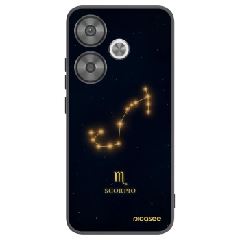 Picasee Xiaomi Poco F6 Hülle - Schwarzes Silikon - SCORPIO