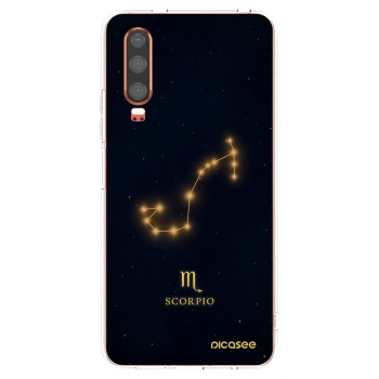 Picasee Huawei P30 Hülle - Transparentes Silikon - SCORPIO