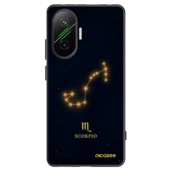 Picasee Xiaomi Poco F7 5G Hülle - Schwarzes Silikon - SCORPIO