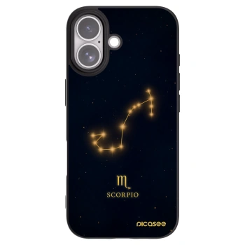 Picasee Apple iPhone 17 Hülle - Schwarzes Silikon - SCORPIO