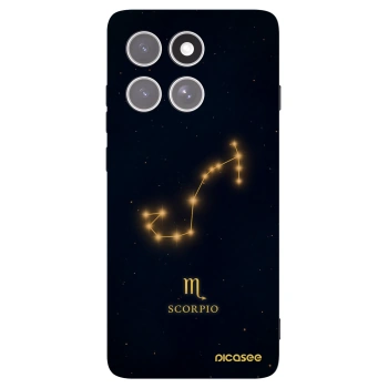 Picasee Motorola Edge 60 Pro Hülle - Schwarzes Silikon - SCORPIO