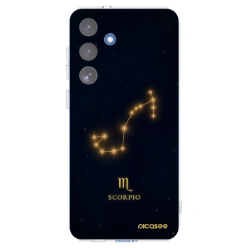 Picasee Samsung Galaxy S25 FE 5G Hülle - Transparentes Silikon - SCORPIO