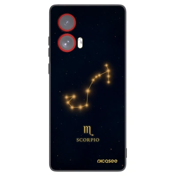 Picasee Motorola Edge 50 Fusion Hülle - Schwarzes Silikon - SCORPIO