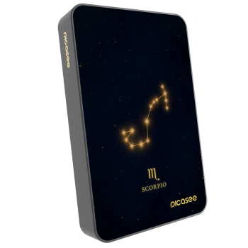 Picasee Powerbank mit MagSafe 10 000 mAh Grau - SCORPIO