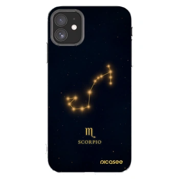 Picasee Apple iPhone 11 Hülle - Transparentes Silikon - SCORPIO