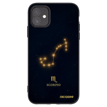 Picasee Apple iPhone 11 Hülle - Schwarzes Silikon - SCORPIO