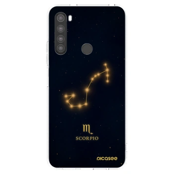 Picasee Xiaomi Redmi Note 8 Hülle - Transparentes Silikon - SCORPIO