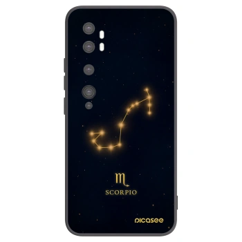 Picasee Xiaomi Mi Note 10 (Pro) Hülle - Schwarzes Silikon - SCORPIO