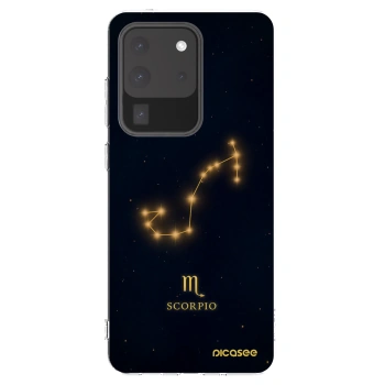 Picasee Samsung Galaxy S20 Ultra 5G G988F Hülle - Transparentes Silikon - SCORPIO
