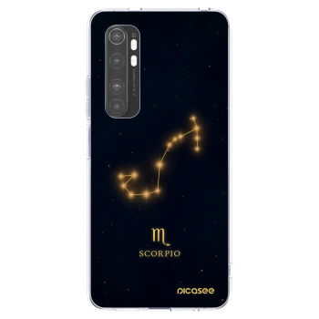 Picasee Xiaomi Mi Note 10 Lite Hülle - Transparentes Silikon - SCORPIO