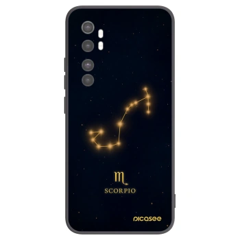 Picasee Xiaomi Mi Note 10 Lite Hülle - Schwarzes Silikon - SCORPIO