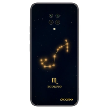Picasee Xiaomi Redmi Note 9S Hülle - Schwarzes Silikon - SCORPIO