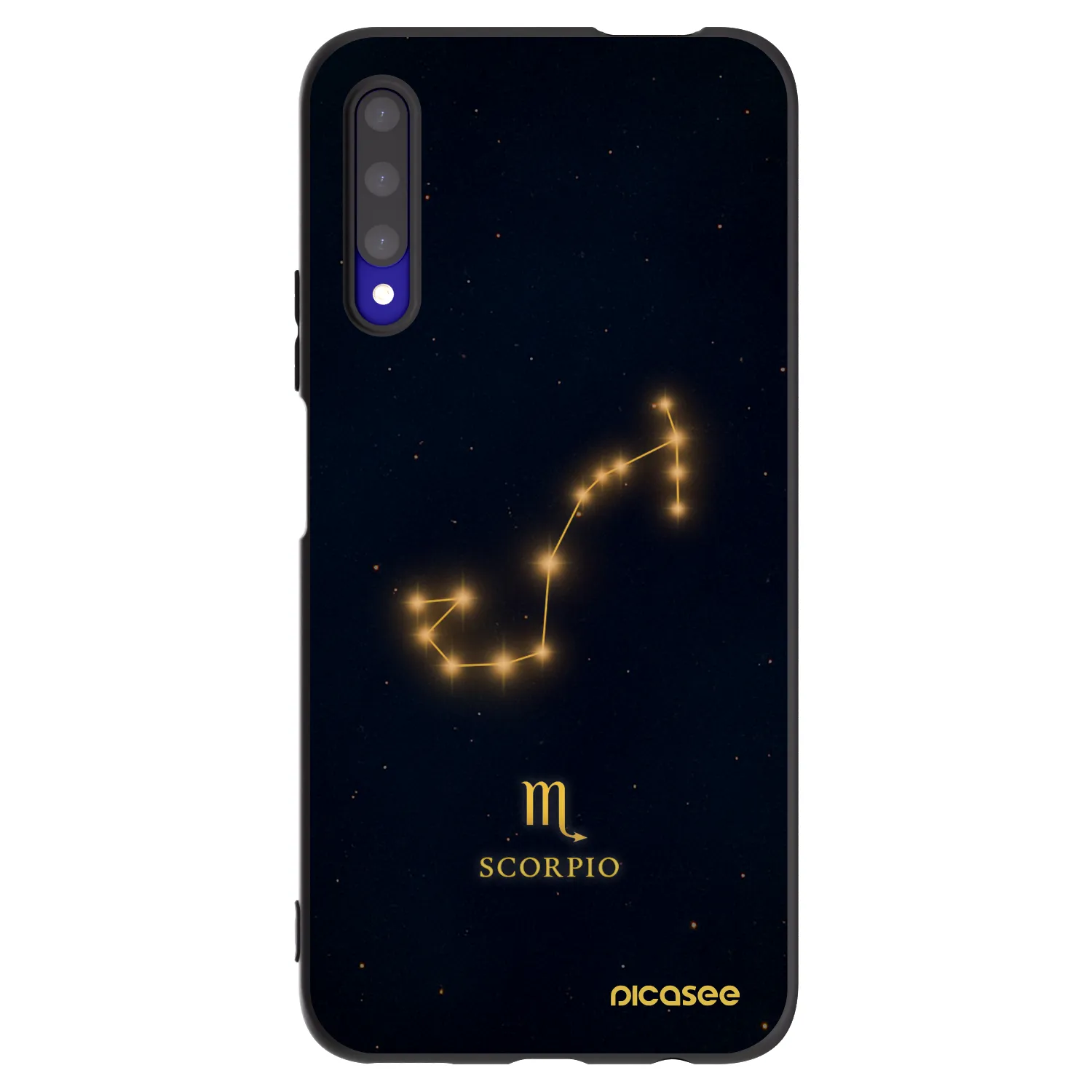 Picasee Honor 9X Pro Hülle - Schwarzes Silikon - SCORPIO