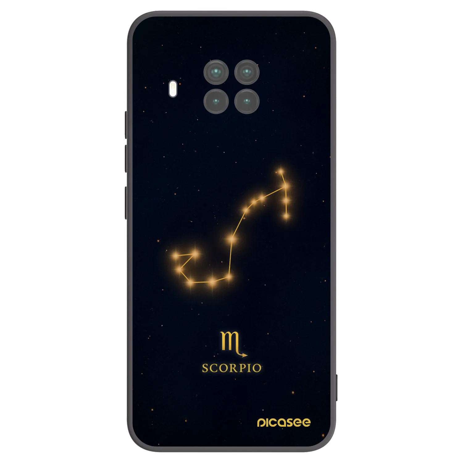 Picasee Xiaomi Mi 10T Lite Hülle - Schwarzes Silikon - SCORPIO