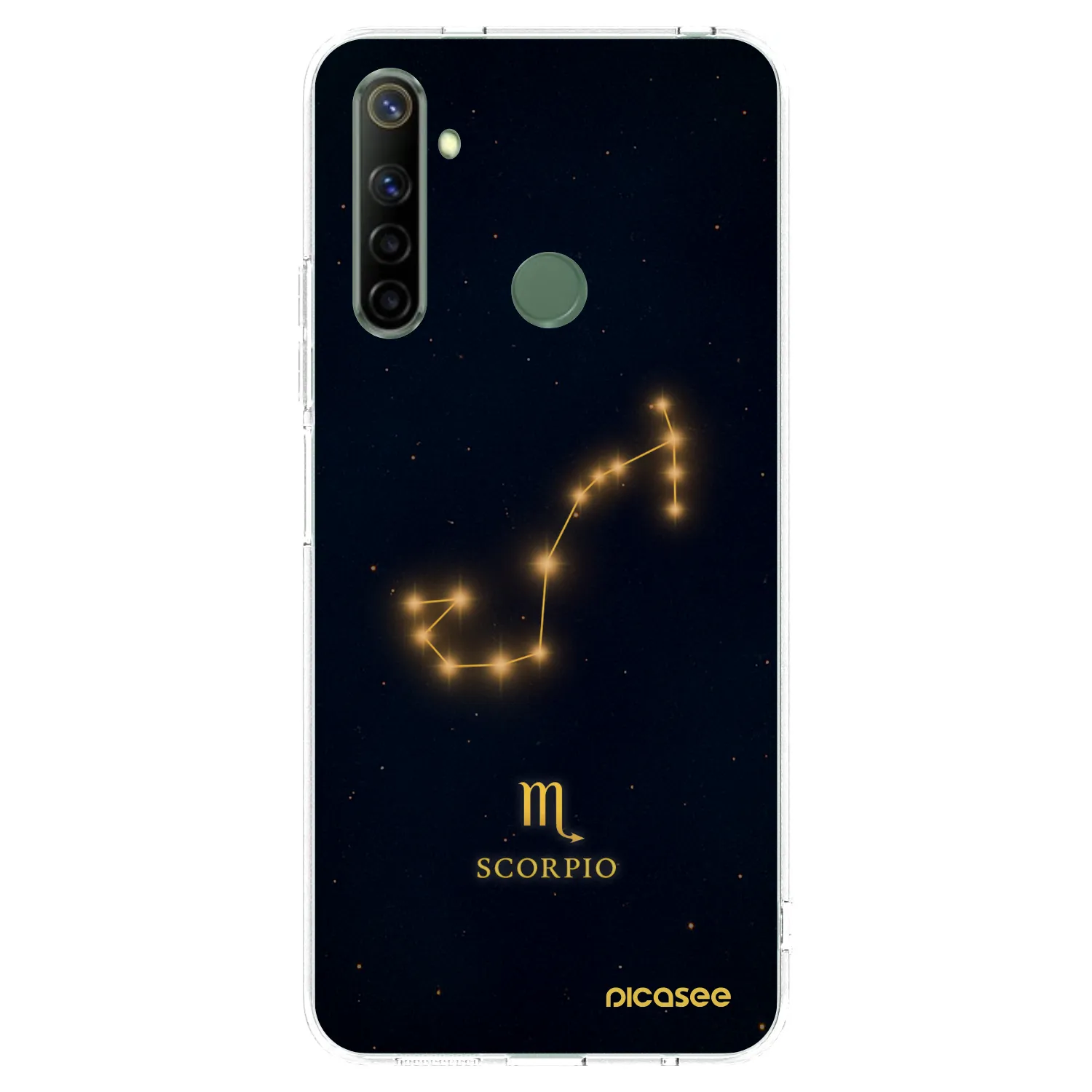 Picasee Realme 6i Hülle - Transparentes Silikon - SCORPIO