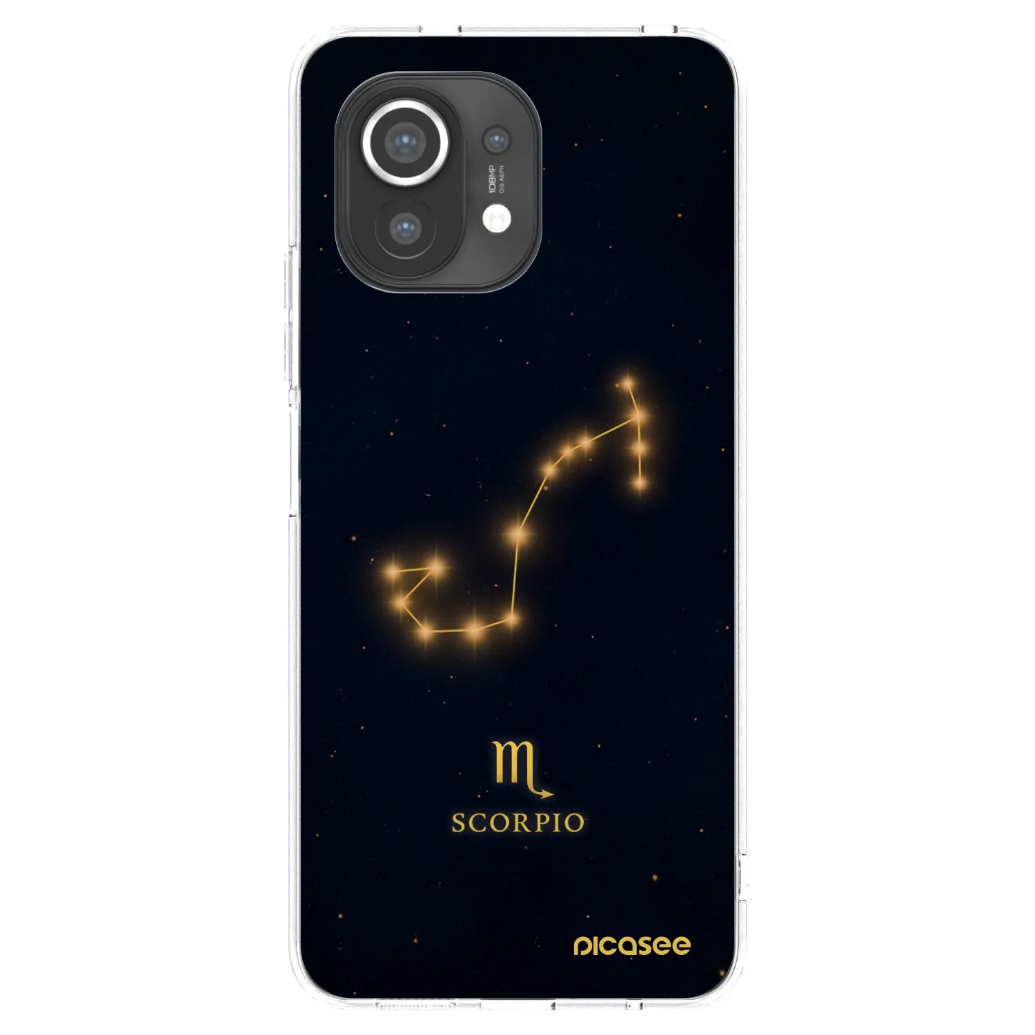 Picasee Xiaomi Mi 11 Hülle - Transparentes Silikon - SCORPIO