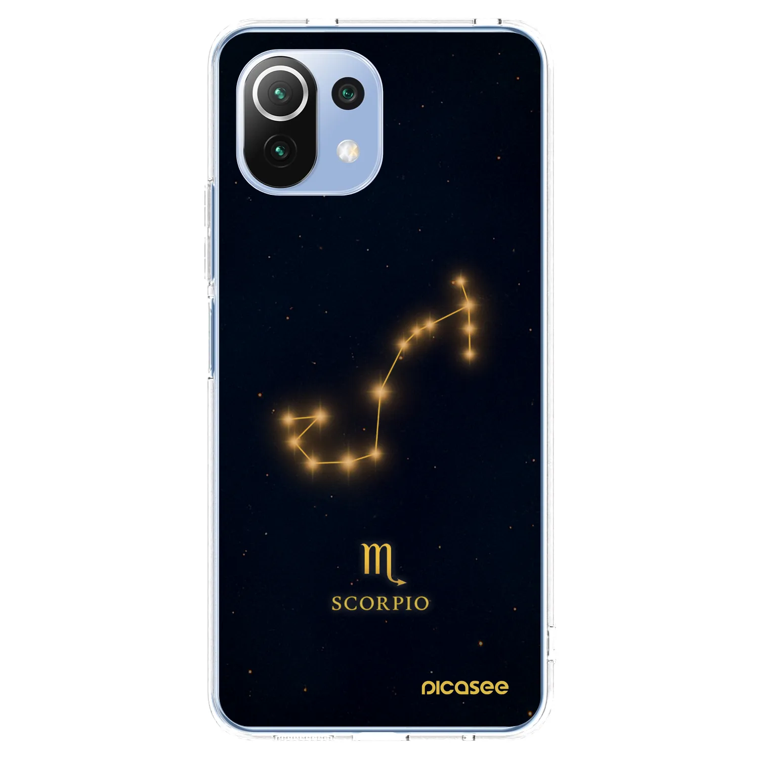 Picasee Xiaomi Mi 11 Lite Hülle - Transparentes Silikon - SCORPIO