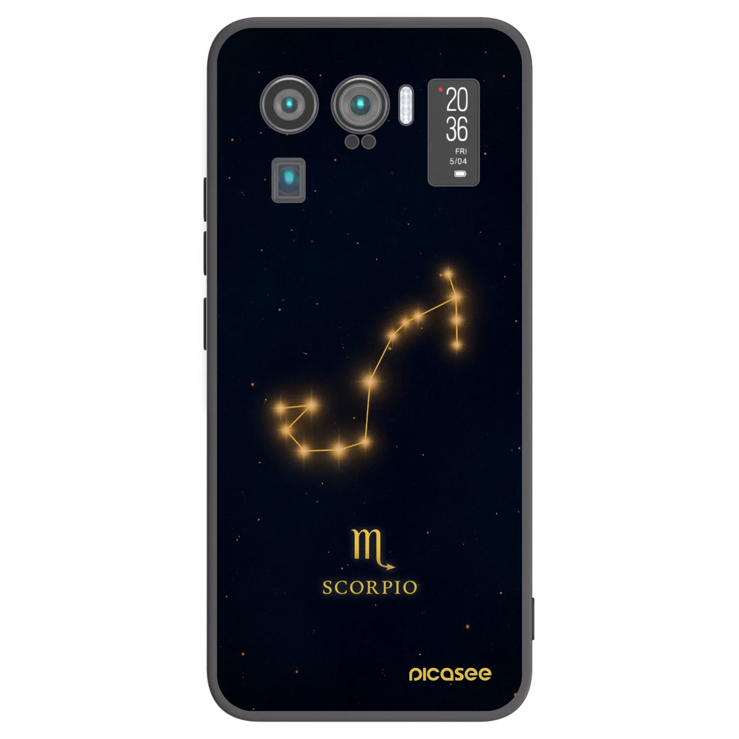 Picasee Xiaomi Mi 11 Ultra Hülle - Schwarzes Silikon - SCORPIO