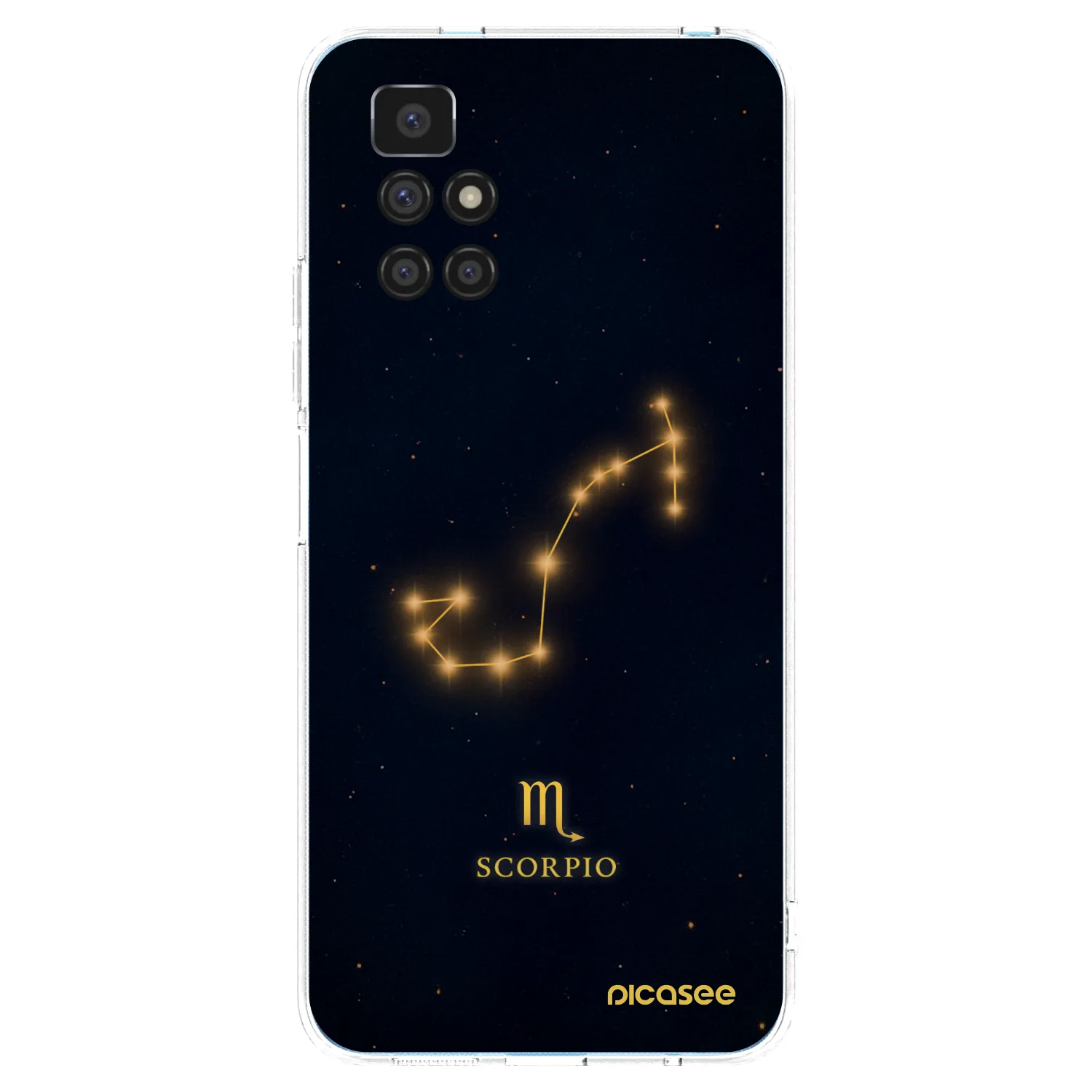 Picasee Xiaomi Redmi 10 Hülle - Transparentes Silikon - SCORPIO