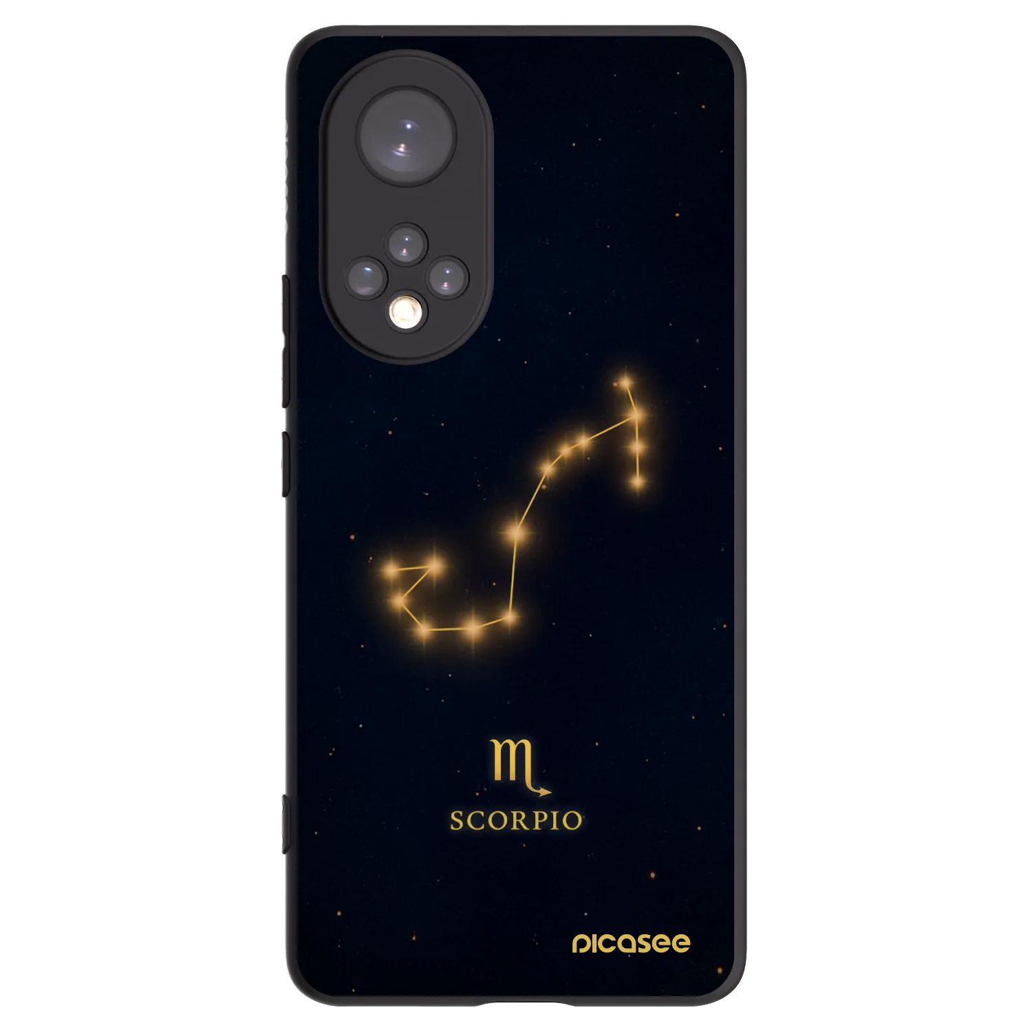 Picasee Honor 50 5G Hülle - Schwarzes Silikon - SCORPIO