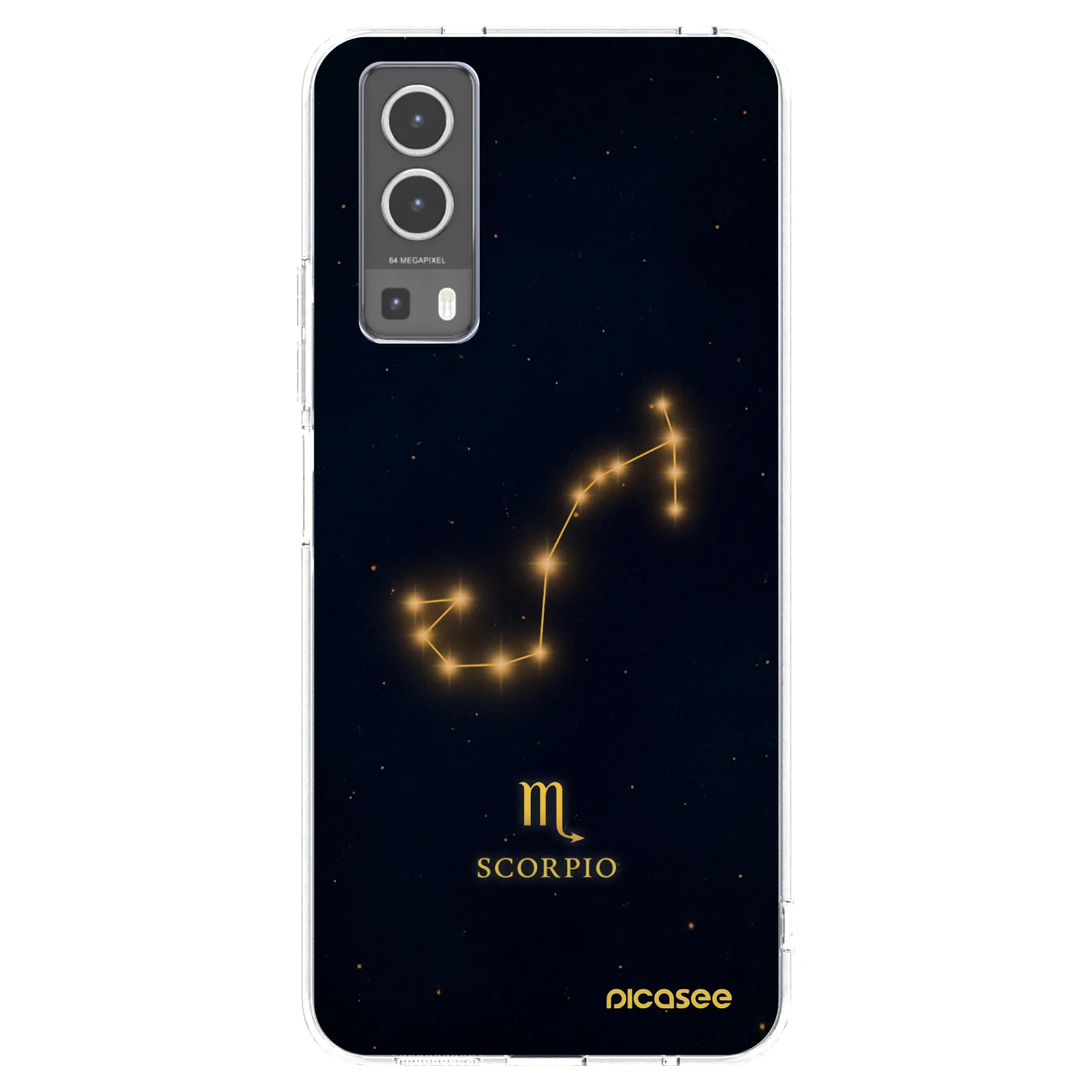 Picasee Vivo Y72 5G Hülle - Transparentes Silikon - SCORPIO