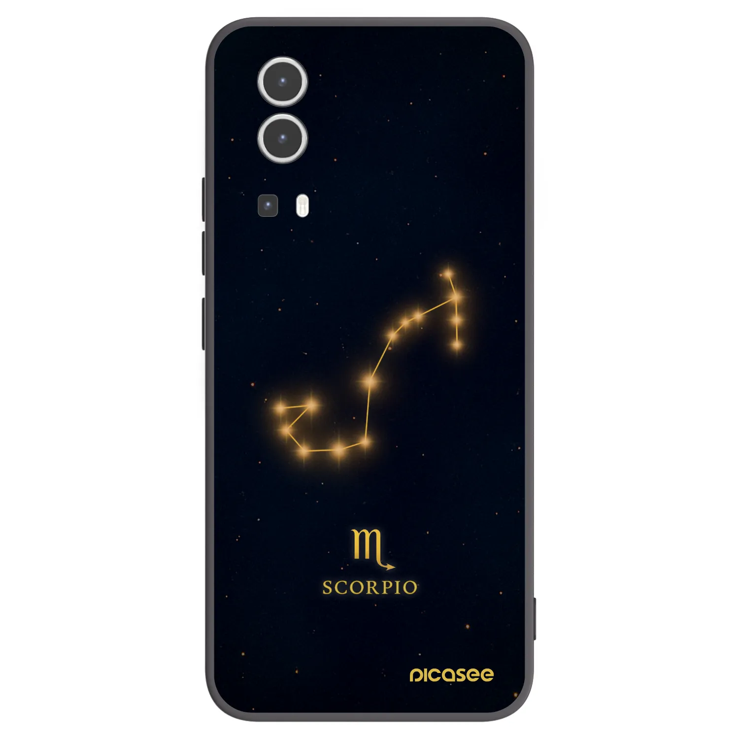 Picasee Vivo Y72 5G Hülle - Schwarzes Silikon - SCORPIO