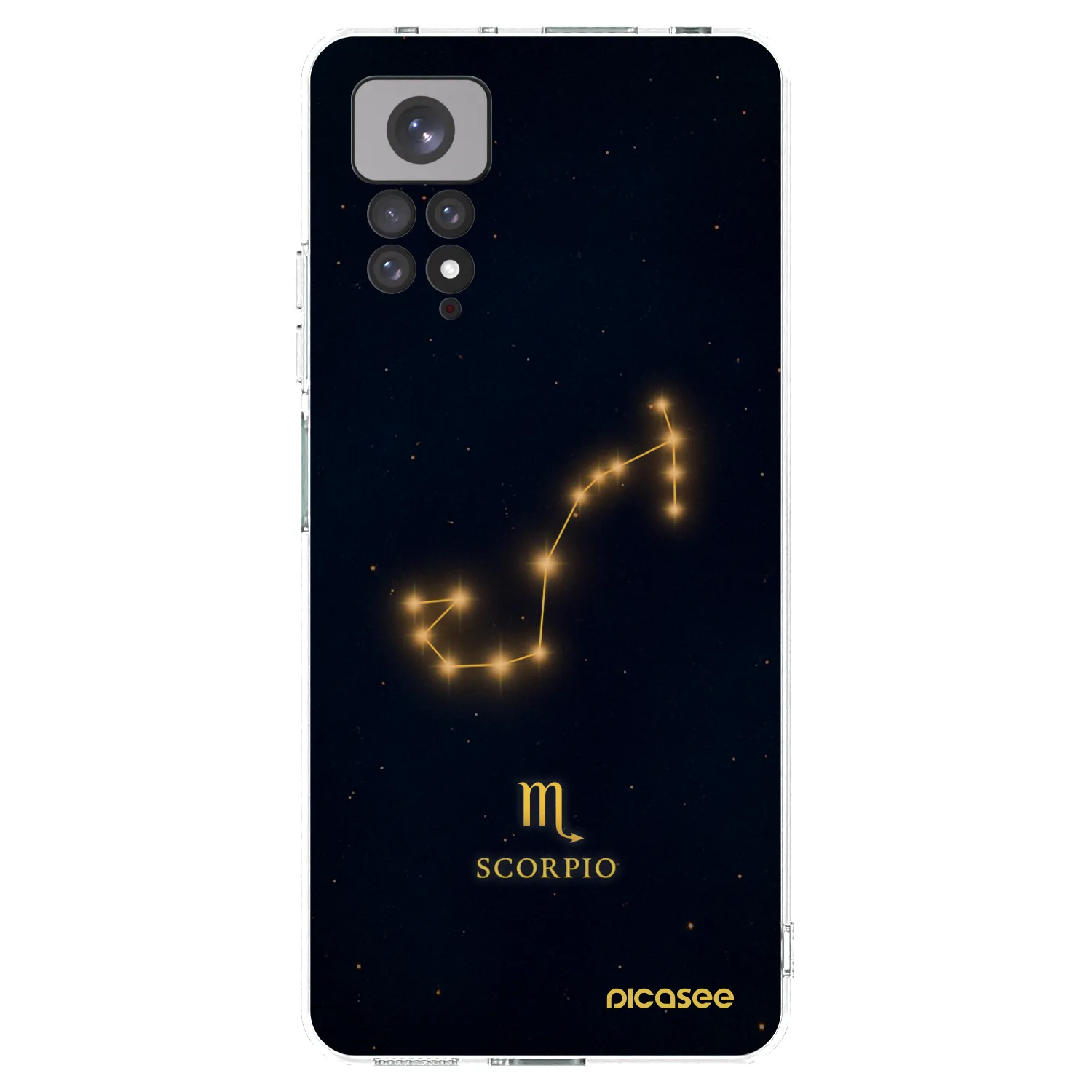 Picasee Xiaomi Redmi Note 11 Hülle - Transparentes Silikon - SCORPIO
