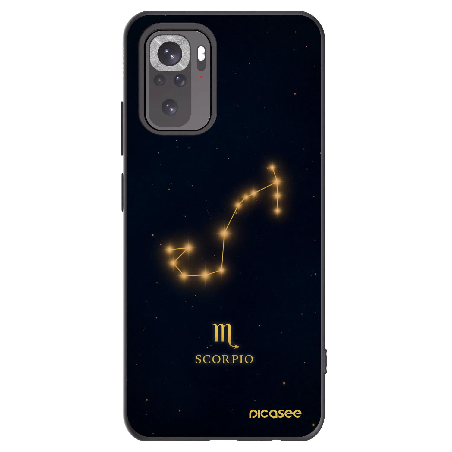 Picasee Xiaomi Redmi Note 11S 4G Hülle - Schwarzes Silikon - SCORPIO