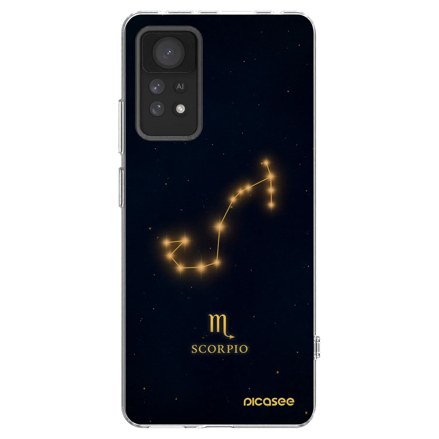 Picasee Xiaomi Redmi Note 11 Pro 5G Hülle - Transparentes Silikon - SCORPIO