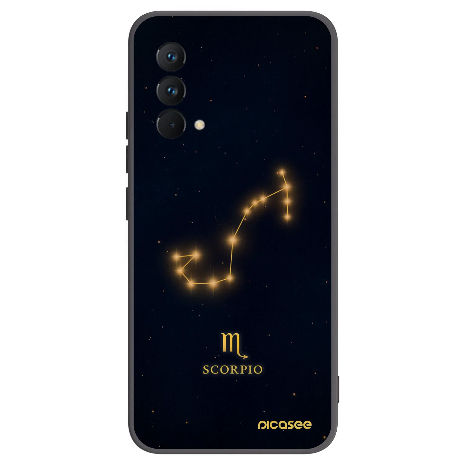 Picasee Realme GT Master Edition 5G Hülle - Schwarzes Silikon - SCORPIO