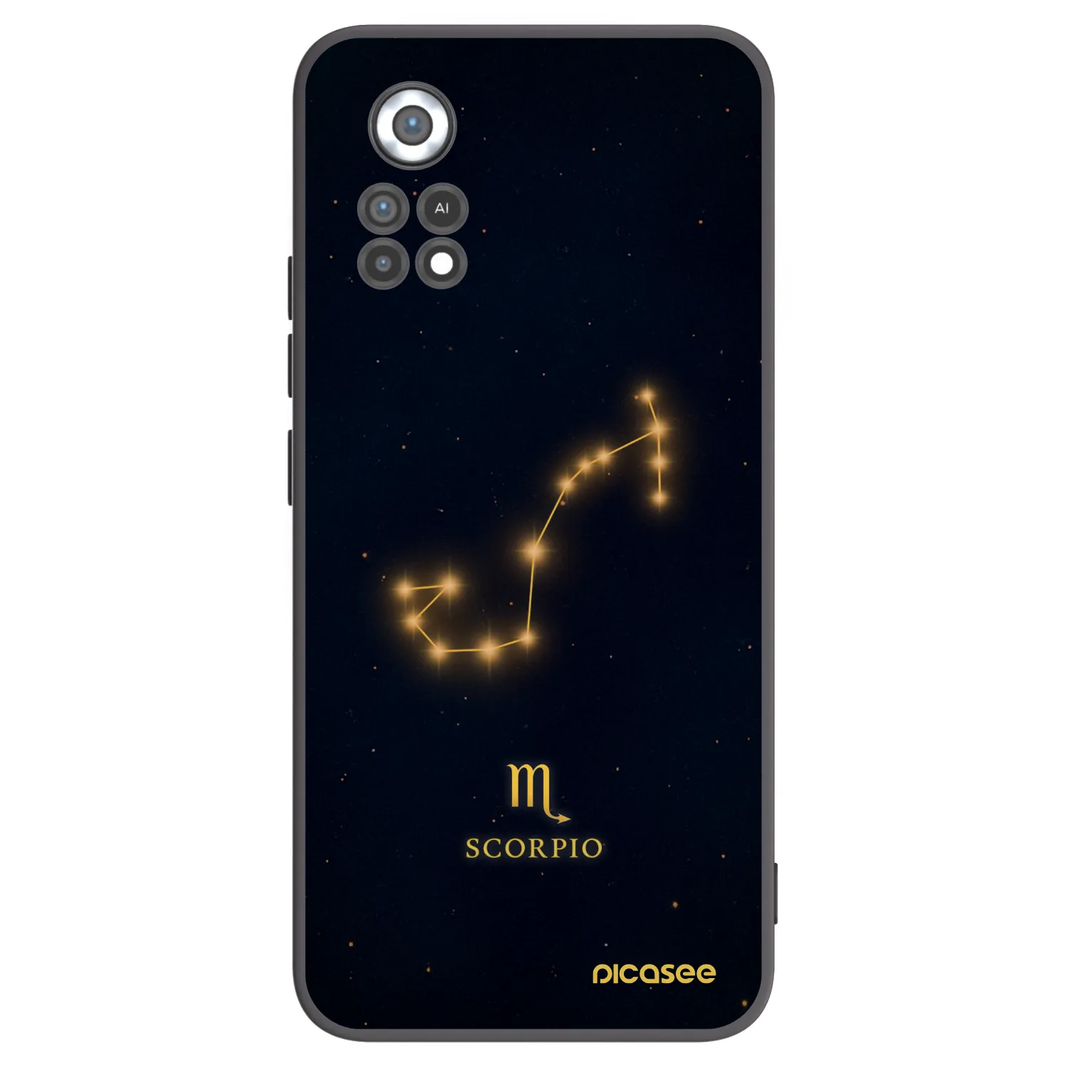 Picasee Xiaomi Poco X4 Pro 5G Hülle - Schwarzes Silikon - SCORPIO
