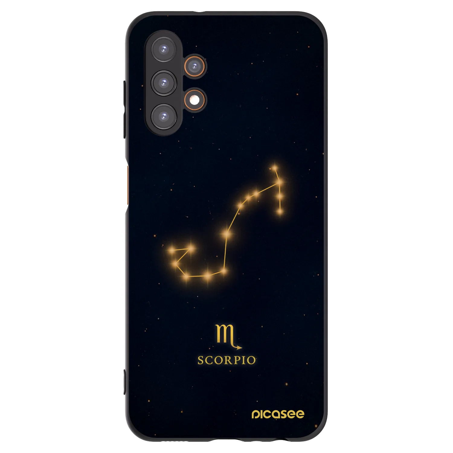 Picasee Samsung Galaxy A13 4G A135 Hülle - Schwarzes Silikon - SCORPIO
