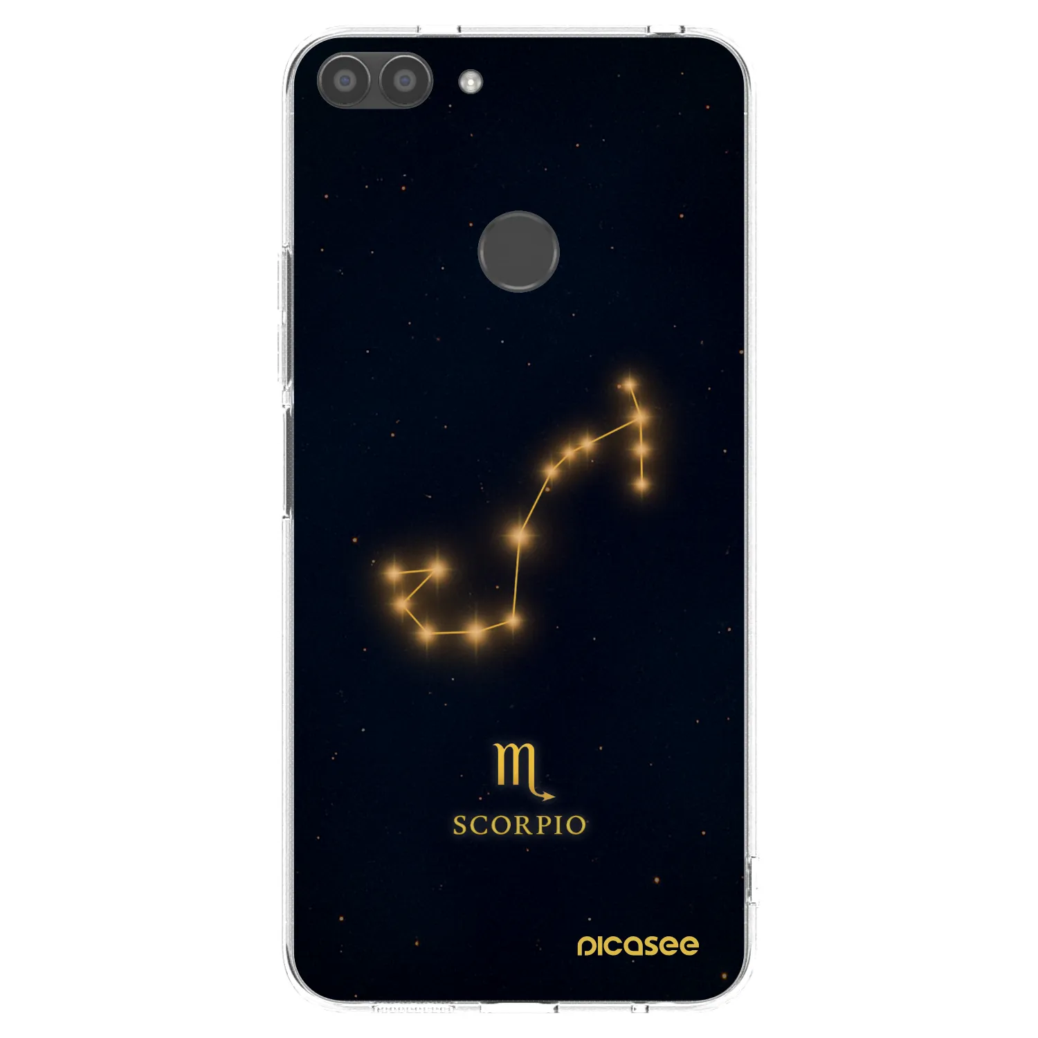 Picasee Huawei P Smart Hülle - Transparentes Silikon - SCORPIO