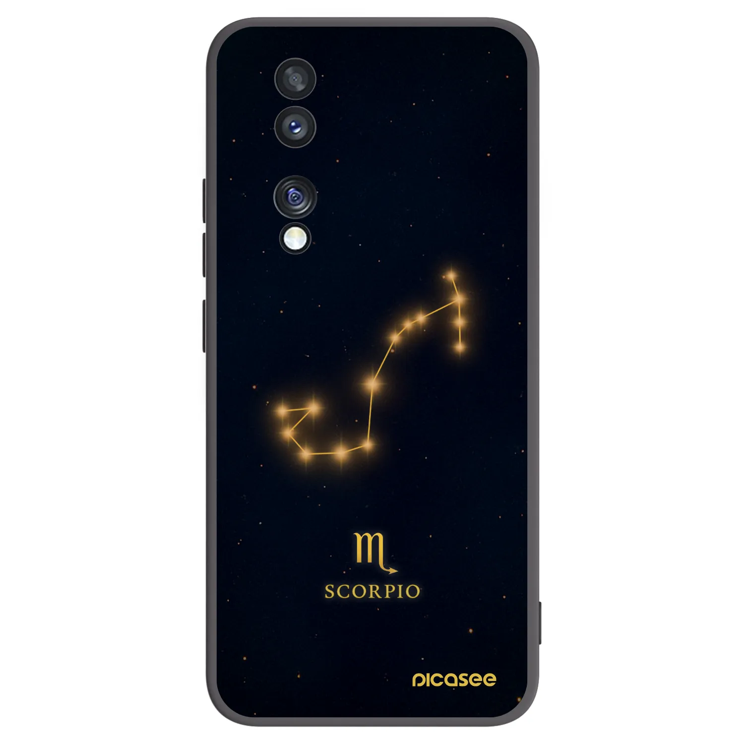 Picasee Honor 70 Hülle - Schwarzes Silikon - SCORPIO