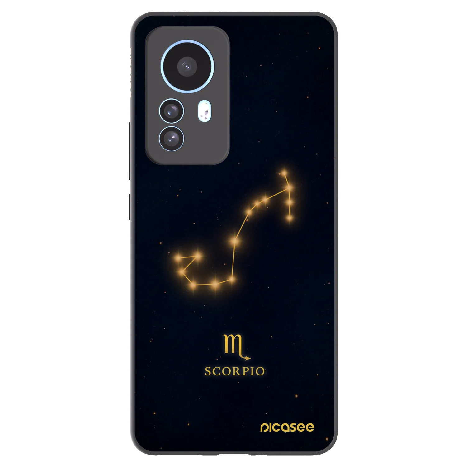 Picasee Xiaomi 12T Hülle - Schwarzes Silikon - SCORPIO