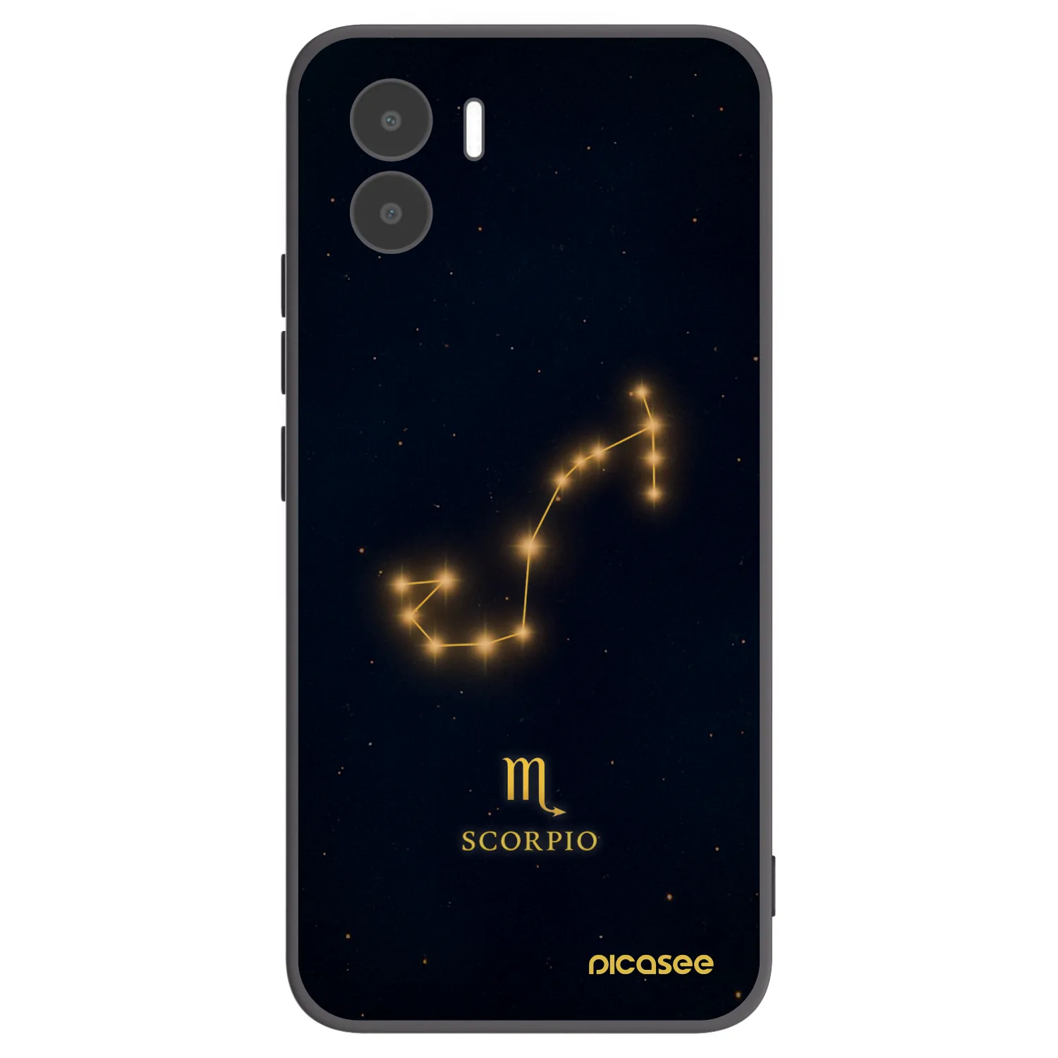 Picasee Xiaomi Redmi A1 Hülle - Schwarzes Silikon - SCORPIO