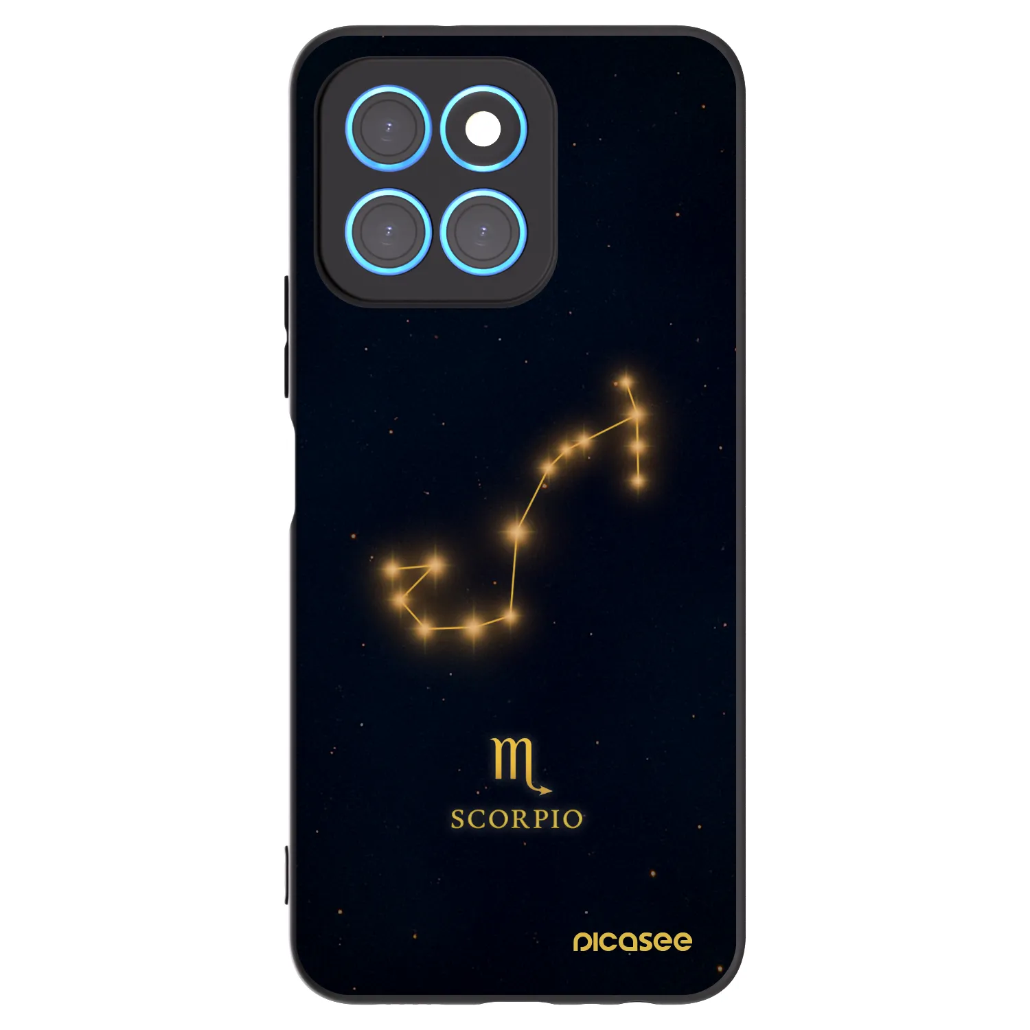 Picasee Honor X6 Hülle - Schwarzes Silikon - SCORPIO