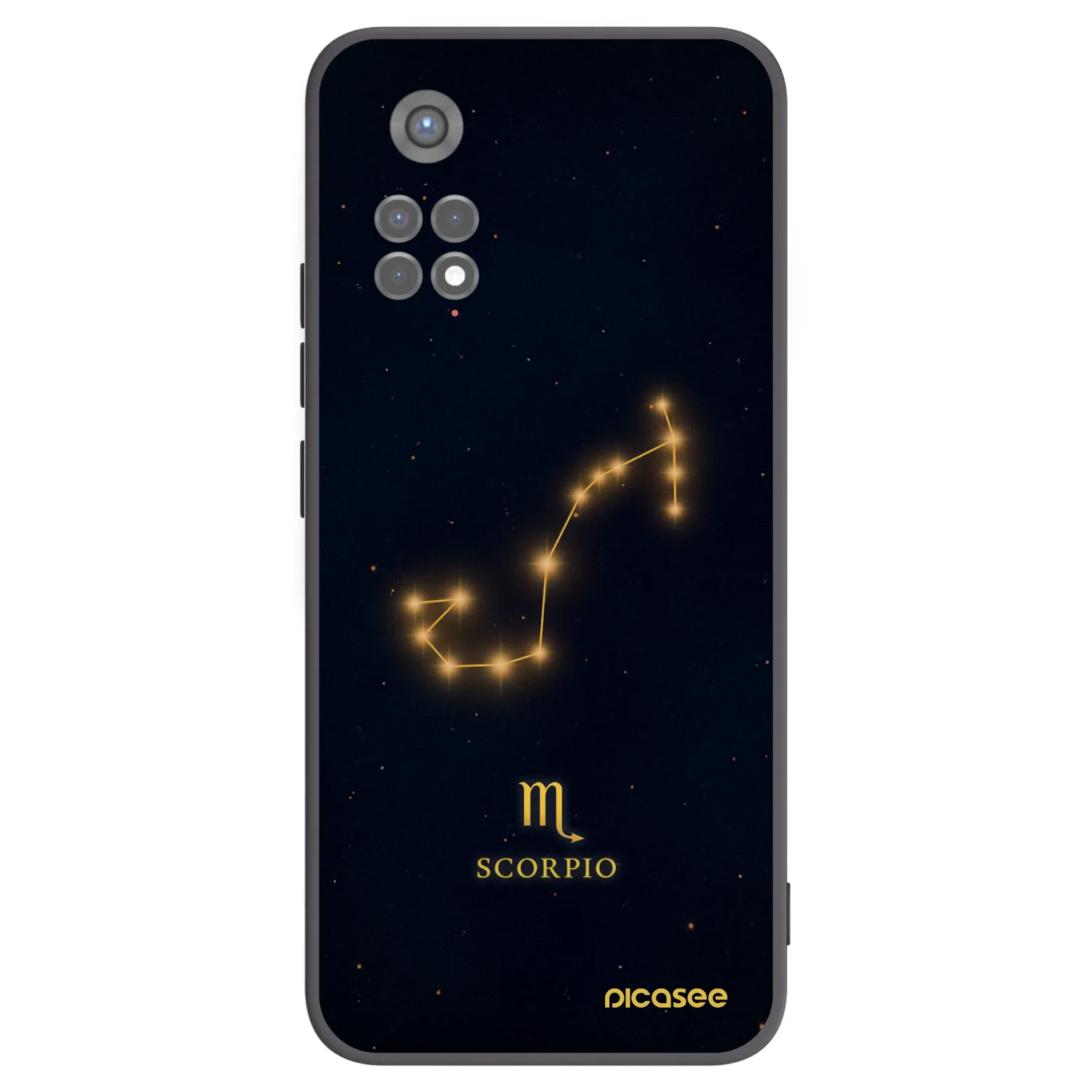 Picasee Xiaomi Redmi Note 11S 5G Hülle - Schwarzes Silikon - SCORPIO