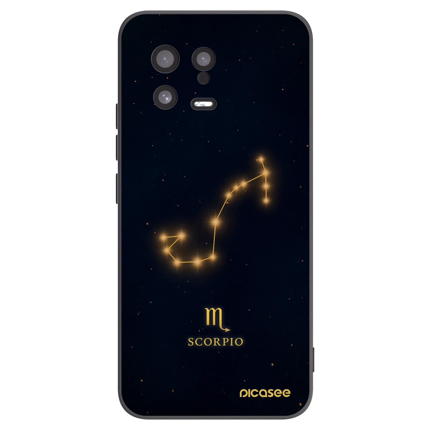 Picasee Xiaomi 13 Hülle - Schwarzes Silikon - SCORPIO